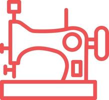 conception d'icône de vecteur de machine à coudre