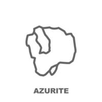 azurite vecteur icône