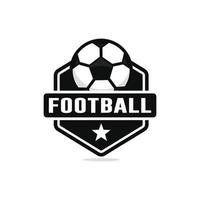 Football football logo conception vecteur