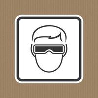 symbole porter des lunettes signe isoler sur fond blanc, illustration vectorielle eps.10 vecteur