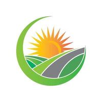 agriculture logo icône symbole, vecteur illustration conception modèle