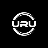 uru lettre logo conception dans illustration. vecteur logo, calligraphie dessins pour logo, affiche, invitation, etc.