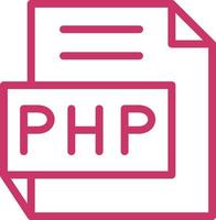 php vecteur icône conception