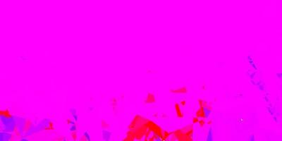 fond de mosaïque triangle vecteur violet clair, rose.