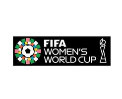 fifa aux femmes monde tasse 2023 officiel logo symbole conception vecteur abstrait illustration