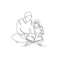 parent et enfant vecteur illustration