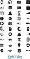 Icônes et symboles gratuit vecteur