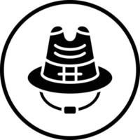 cow-boy chapeau vecteur icône conception