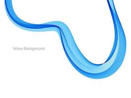 fond décoratif de conception abstraite vague bleue vecteur