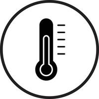 conception d'icône de vecteur de thermomètre