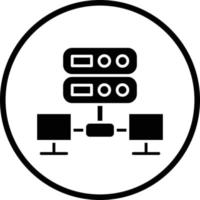 conception d'icône de vecteur de serveur