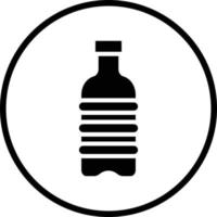 conception d'icône de vecteur de bouteille d'eau