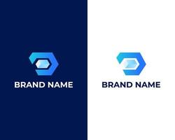 Facile Créatif logo lettre p et La Flèche moderne logo conception vecteur