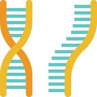 ADN la génétique génomique rna brin virus illustration vecteur