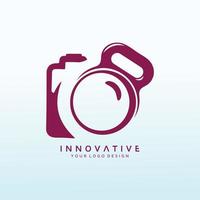 médias la photographie vecteur logo conception idée.