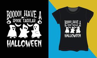 conception de t-shirt halloween svg vecteur