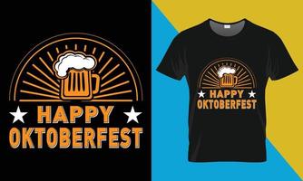 oktoberfest typographie T-shirt conception, content oktoberfest vecteur