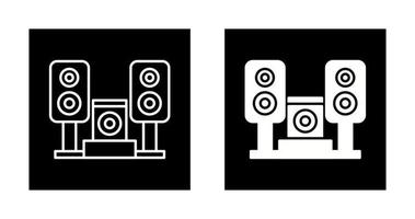 icône de vecteur de système de musique