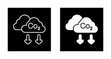 icône de vecteur de co2