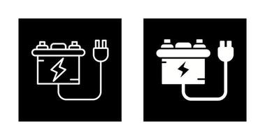 icône de vecteur de chargeur de batterie