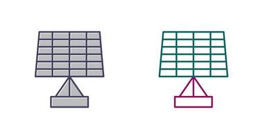 icône de vecteur de panneau solaire