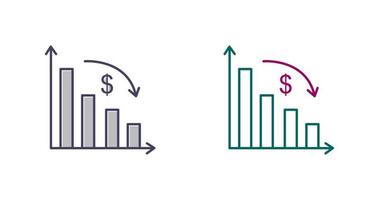 icône de vecteur d'inflation