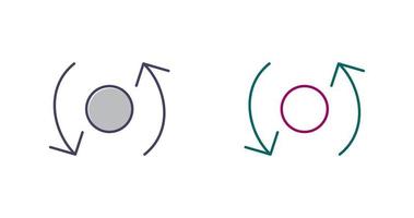 icône de vecteur de synchronisation