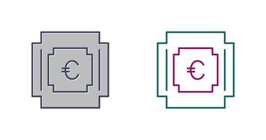 icône de vecteur symbole euro