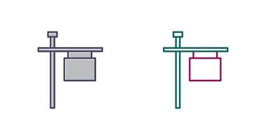 icône de vecteur de signe de poste