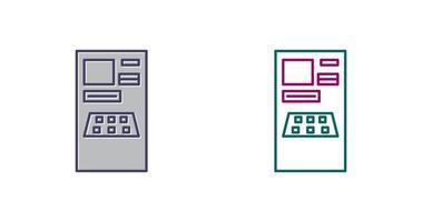 icône de vecteur de distributeur automatique de billets