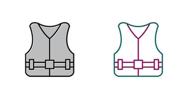 icône de vecteur de gilet de sauvetage