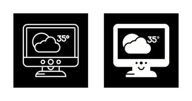 icône de vecteur de prévisions météo