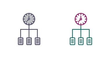 icône de vecteur de chronologie