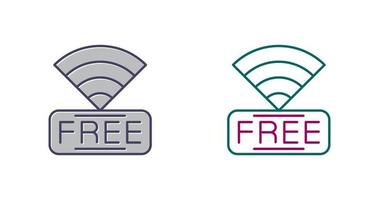 icône de vecteur wifi gratuit