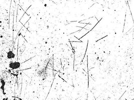 ancien grunge béton mur texture avec affligé éléments de craie, taches, rayures, et bruit dans noir et blanche. vecteur eps dix