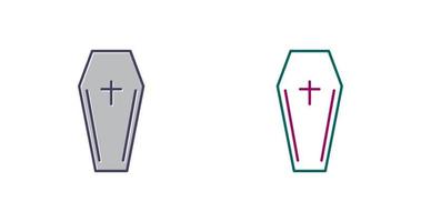 icône de vecteur de cercueil