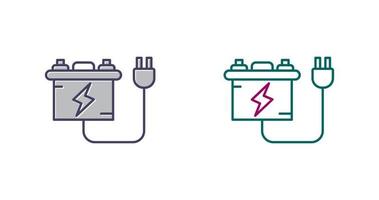 icône de vecteur de chargeur de batterie