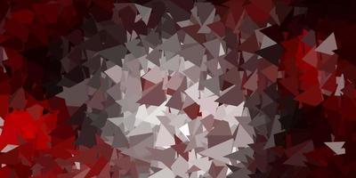 conception polygonale géométrique de vecteur rose foncé, rouge.
