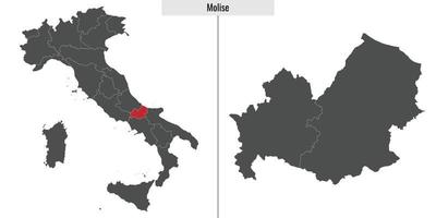 carte Province de Italie vecteur