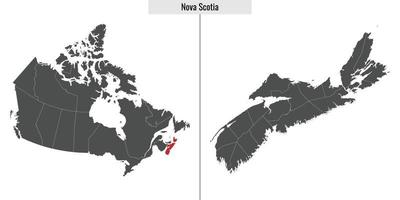 carte province du canada vecteur