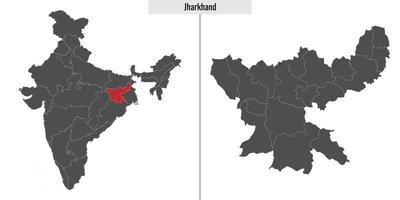 carte Etat de Inde vecteur