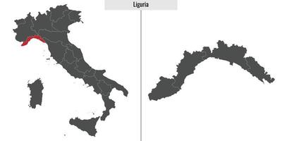 carte Province de Italie vecteur