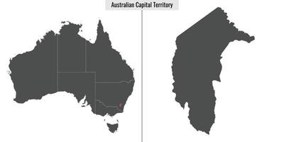 carte Etat de Australie vecteur