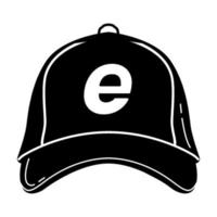 icône de glyphe de casquette de jeu. équipement eSport. symbole de silhouette de casquette d'équipe. espace négatif. illustration vectorielle isolée vecteur