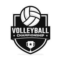 volley-ball logo conception vecteur illustration