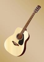 vecteur de guitare acoustique