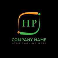 hp lettre logo Créatif conception. hp unique conception. vecteur