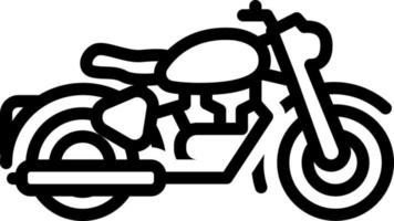 icône de ligne pour vélo vecteur