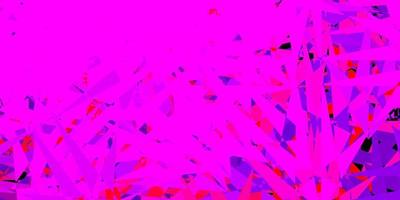 modèle vectoriel violet clair, rose avec des formes polygonales.
