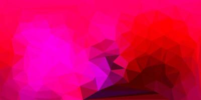 toile de fond mosaïque triangle vecteur violet foncé, rose.